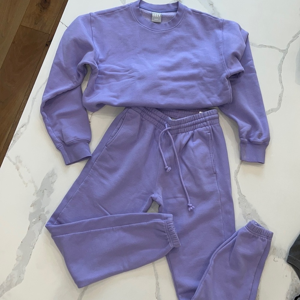 Aritzia Sweat Set S top XS bottoms